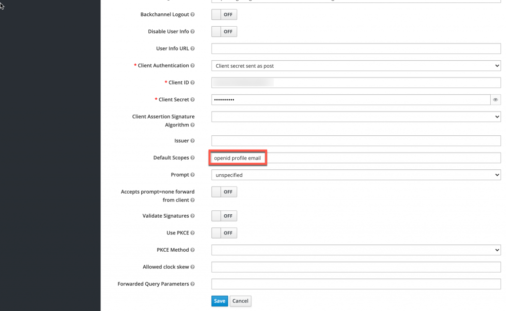 Configuring Okta as an Identity Provider in Alfresco Identity Service (2 of 2)