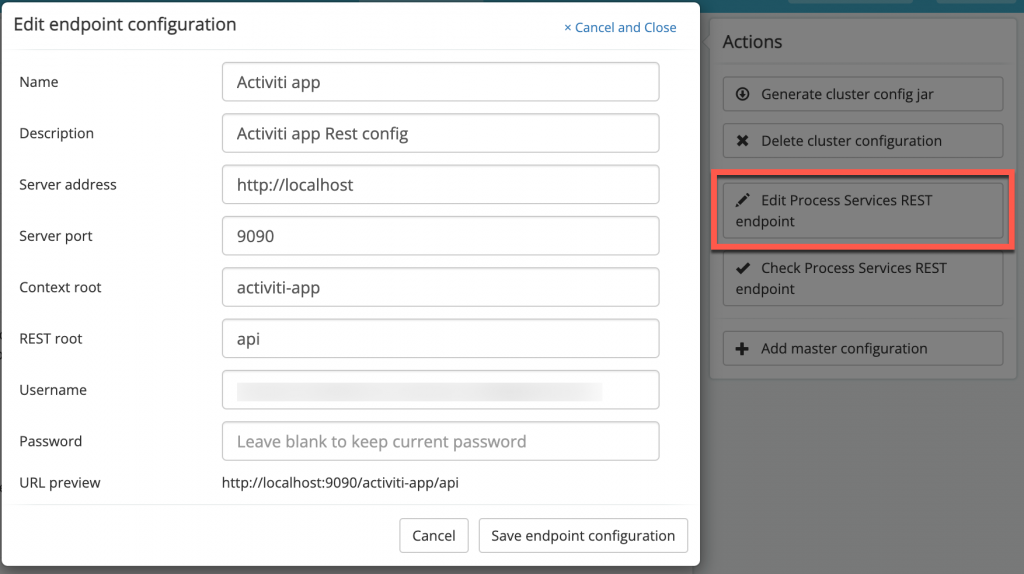 Alfresco Identity Service - Activiti Admin REST Configuration