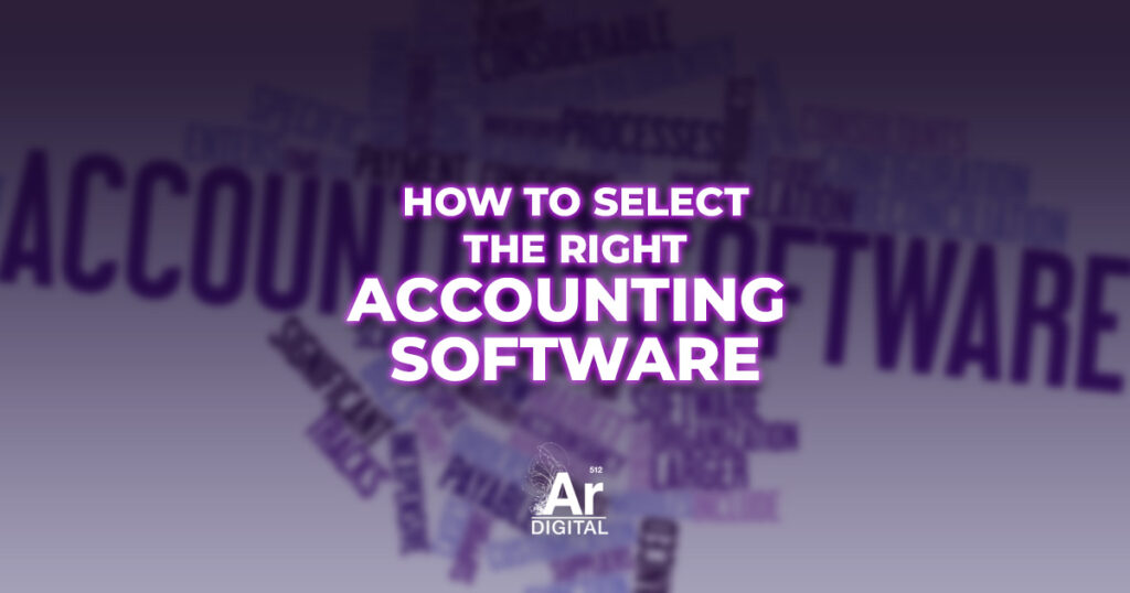 how to select the right accounting software