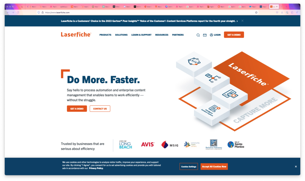 Laserfiche document management software