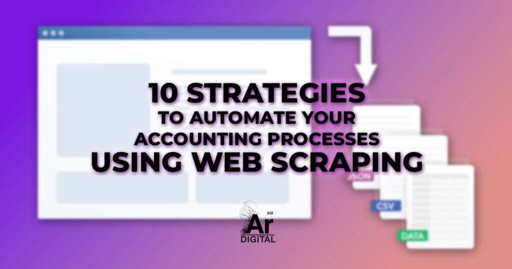 web scraping in accounting